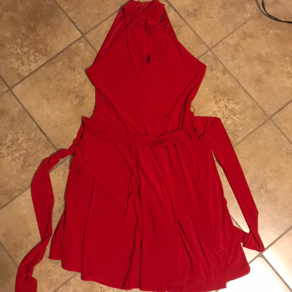 Red dress
